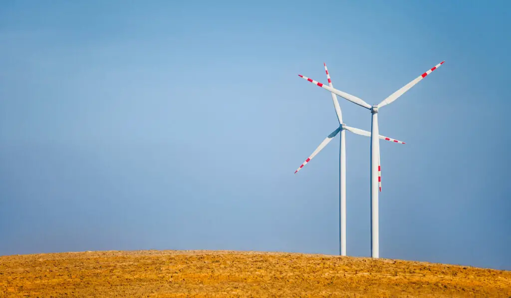 wind turbines