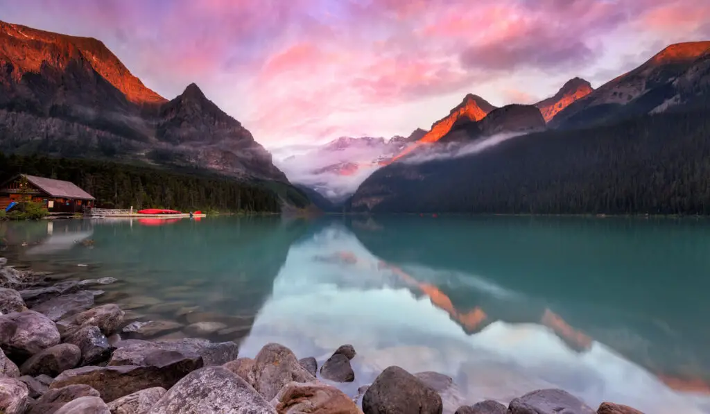 Lake Louise Sunrise, Banff National Park, Alberta